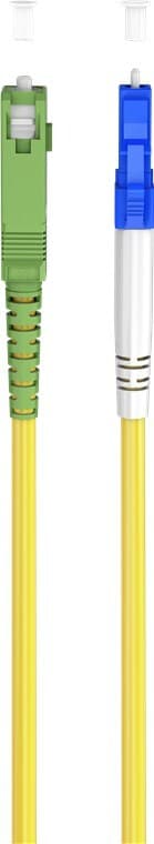Goobay Lyslederkabel (FTTH), Singlemode (OS2) Yellow, gul (Simplex), 10 m