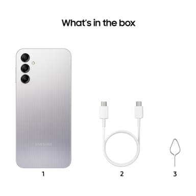 Samsung Galaxy A14 smartphone 4/128GB (sølv)
