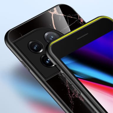 SKALO OnePlus 11 5G Marmor hærdet glas TPU Cover - #3