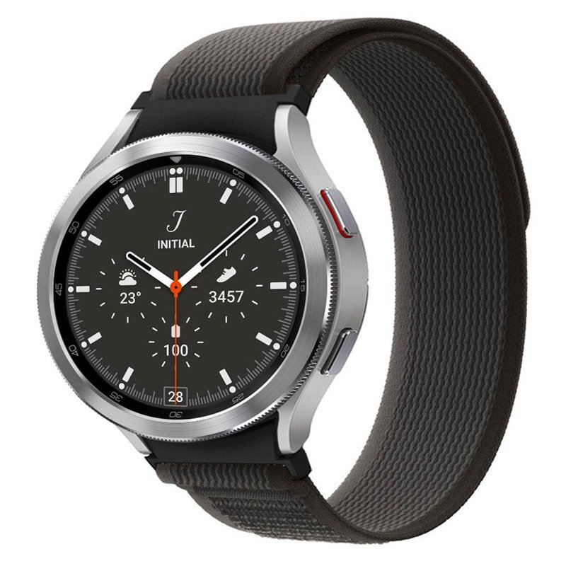 Tactik nylon Armbånd Samsung Galaxy Watch 4 Classic (46mm) - Blackroo