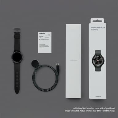 Samsung Galaxy Watch6 Classic 43mm BT (sort)