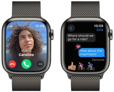 Apple Watch S9 41mm GPS+CEL (Graphite Stainless/Graphite Milanese)