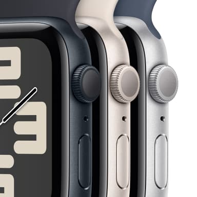 Apple Watch SE 2nd Gen 40mm GPS (Sølv Alu/Vinter blå sportsrem)