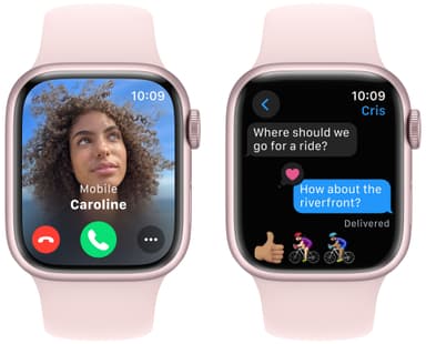Apple Watch S9 41mm GPS (Pink Alu/Light Pink Sportsbånd) M/L