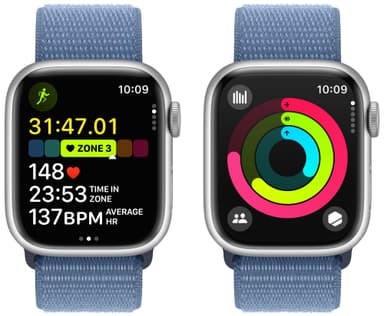 Apple Watch S9 41mm GPS+CEL (Silver Alu/Winter Blue Sports-Loop)