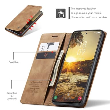CASEME Retro Pung Taske til Samsung Galaxy S24 FE
