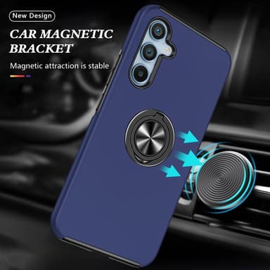 Til Samsung Galaxy A16 5G / A16 4G Hybrid Cover med Roterbar Ringholder