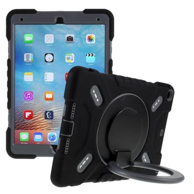 iPad 9,7-tommer (2017)/(2018) PEPKOO 360 graders drejeligt kickstand tabletcover