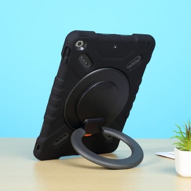 iPad 9,7-tommer (2017)/(2018) PEPKOO 360 graders drejeligt kickstand tabletcover