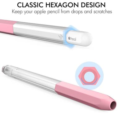 Apple Pencil (2nd Gen) AHASTYLE PT-LC05 Pen Cover Beskyttelseshylster - Sort