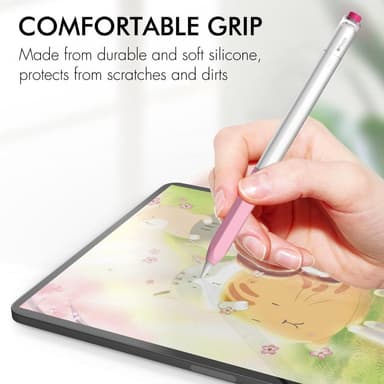Apple Pencil (2nd Gen) AHASTYLE PT-LC05 Pen Cover Beskyttelseshylster - Sort