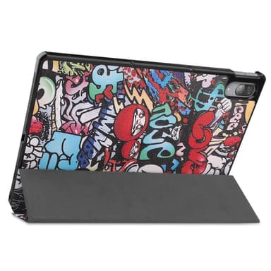 Trefoldet stativdæksel til Lenovo Tab P11 Pro TB-J706F - Graffiti