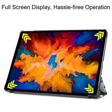 Trefoldet stativdæksel til Lenovo Tab P11 Pro TB-J706F - Graffiti