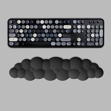 Håndledsstøtte til tastatur, lavet af blødt memory-skum