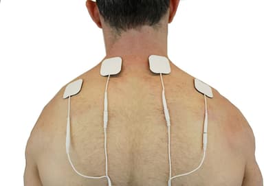 Selvklæbende elektroder til massageinstrumenter 2,0 mm stik 10-pak