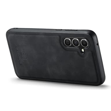 DG.MING Samsung A16 Premium PU-læder Hybrid Cover - Sort