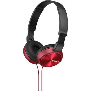 Sony MDR-ZX310 On Ear hovedtelefoner kabelbundet Rød