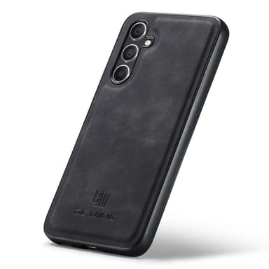 DG.MING Samsung A16 Premium PU-læder Hybrid Cover - Sort