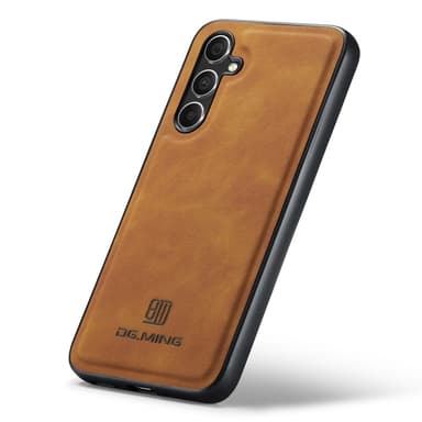 DG.MING Samsung A16 Premium PU-læder Hybrid Cover - Brun
