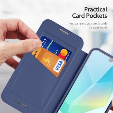 DUX DUCIS Samsung A16 Skin X Pro Flip Cover - Blå