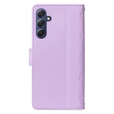 SKALO Samsung A16 Quiltet Flip Cover med skulderrem - Lilla