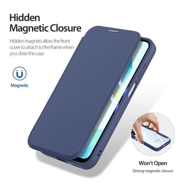 DUX DUCIS Samsung A16 Skin X Pro Flip Cover - Blå
