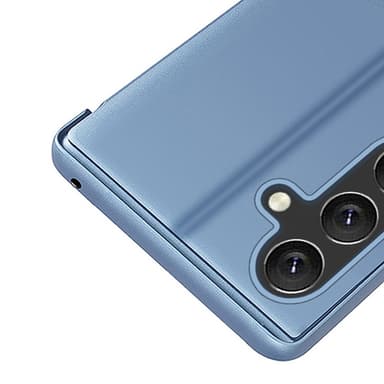 SKALO Samsung A16 Clear View Mirror Etui - Sølv
