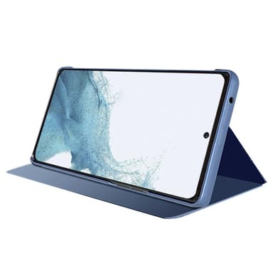 SKALO Samsung A16 Clear View Mirror Etui - Sølv