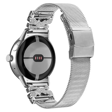 Urrem i rustfrit stål til Google Pixel Watch1/2 Sølv