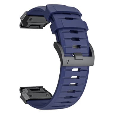 22 mm urrem til Garmin Fenix 3/5/5X/6X/7X Blå