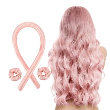 Krøllesæt - Krøllet hår uden varme Pink