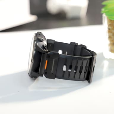 22 mm urrem til Garmin Fenix 3/5/5X/6X/7X Sort