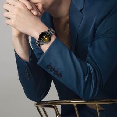 Urrem i rustfrit stål til Google Pixel Watch1/2 Sort