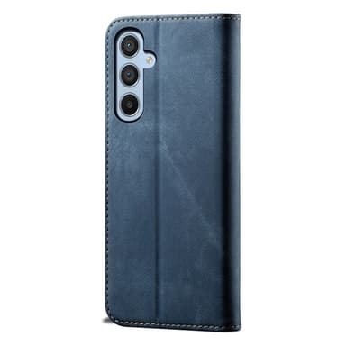SKALO Samsung A16 Jeans Flip Cover - Blå