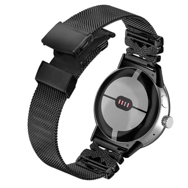 Urrem i rustfrit stål til Google Pixel Watch1/2 Sort