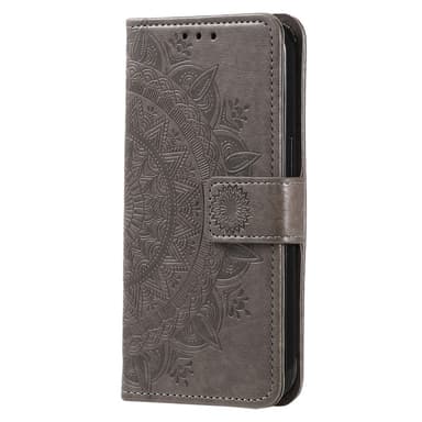 SKALO Samsung A16 Mandala Flip Cover - Grå