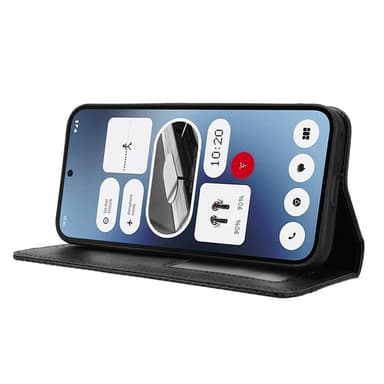 SKALO Nothing Phone (2a) Plus Premium Pungetui med prægning - Sort