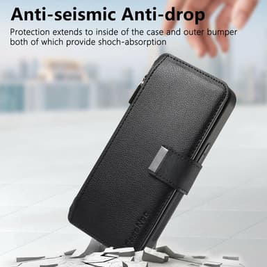 SKALO Samsung A16 CASENEO MW-02 Flip Cover - Sort