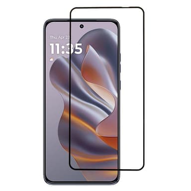 2-PAK SKALO Motorola Edge 50 Neo 5G FULL-FIT Hærdet Glas Skærmbeskyttelse - Sort