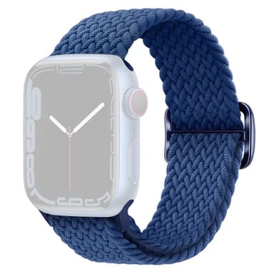 SKALO Flettet Rem Apple Watch Series 7-9 45mm - Blå