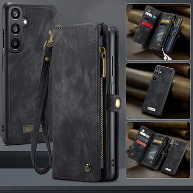 CaseMe Samsung A16 008 BIg Wallet 2in1 Magnet Flip Cover - Sort