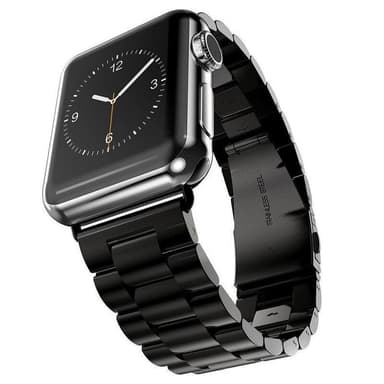SKALO Lænkearmbånd Apple Watch Series 4-6 44mm - Sort