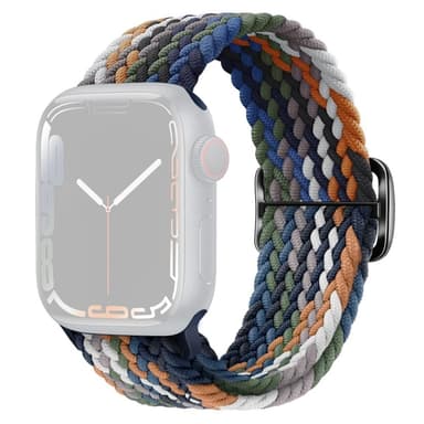 SKALO Flettet Rem Apple Watch Series 7-9 45mm - Camoflage 2