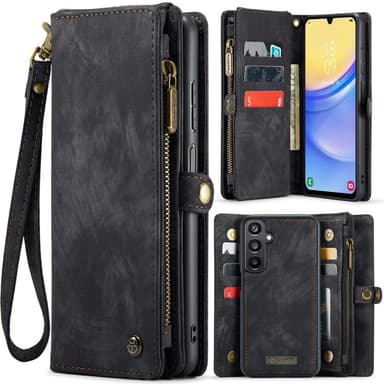 CaseMe Samsung A16 008 BIg Wallet 2in1 Magnet Flip Cover - Sort