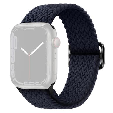 SKALO Flettet Rem Apple Watch Series 4-6 40mm - Antracit