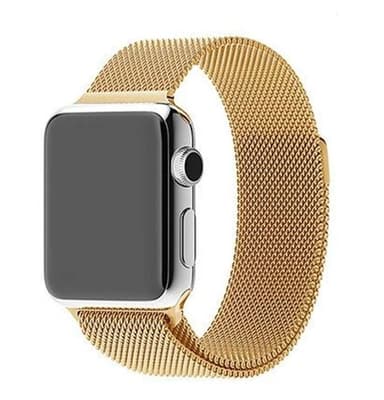 SKALO Milanese Loop Apple Watch Series 10 42mm - Guld