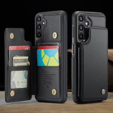 CaseMe Samsung A16 C22 Series Cover+Pung - Sort