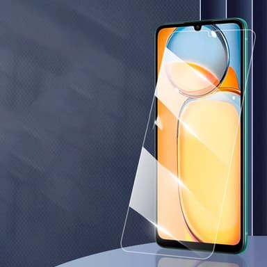 Redmi 13C skærmbeskytter, 2-pak hærdet glas