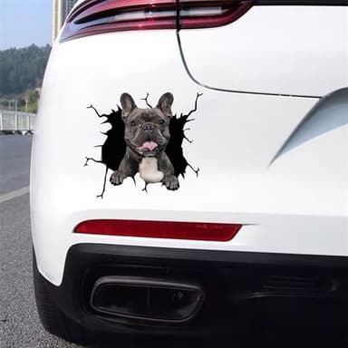 Bildekal - Glad Fransk Bulldog