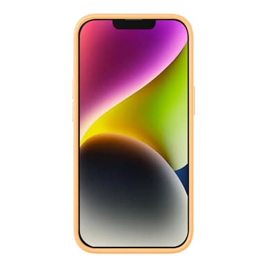 Baseus Liquid Silica Gel Cover til iPhone 14 Plus (sunglow)+ hærdet glas + rengøringssæt
